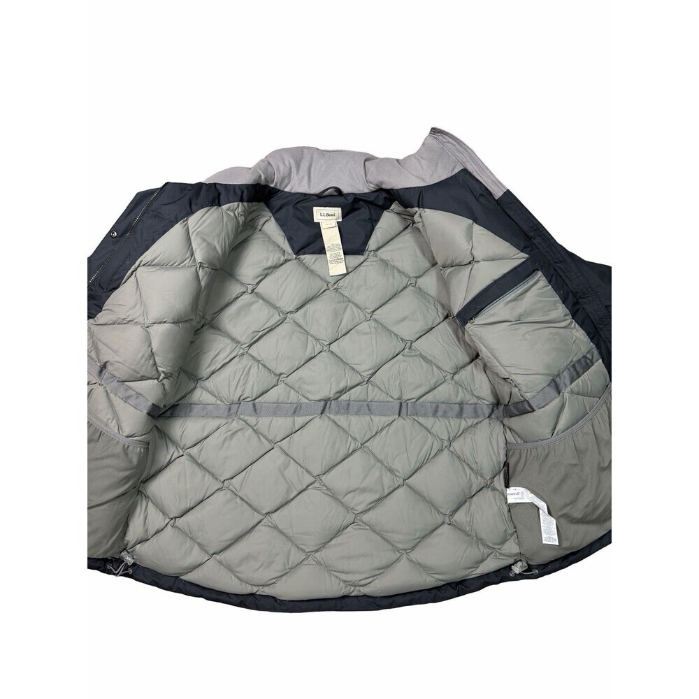 L.L. Bean 650 Women’s Downtek Goose Down Baxter Puffer Jacket Sz 1X No Hood BLK - Picture 7 of 16